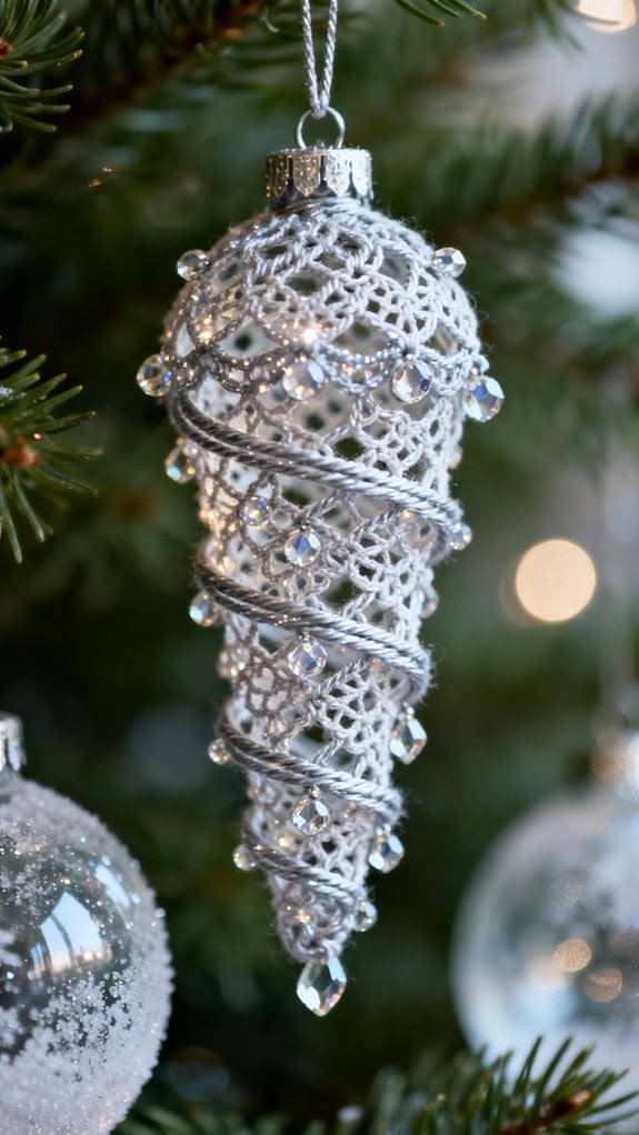 22 Amazing Crochet Christmas Baubles You Will Love! - Ask Ba