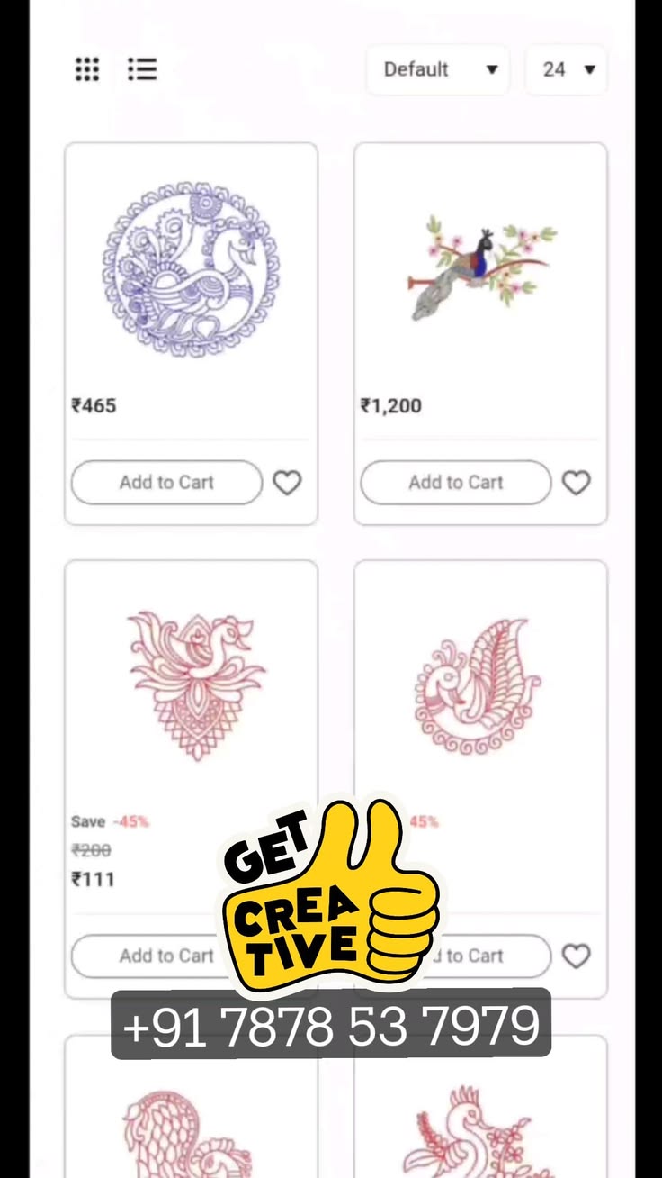 Ready to use machine embroidery design files for Single head