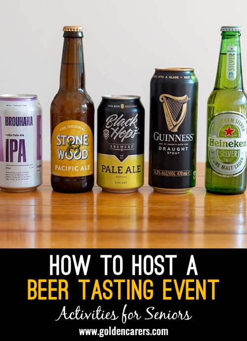 How to Host a Beer Tasting Event  — Enjoy a relaxed tasting 