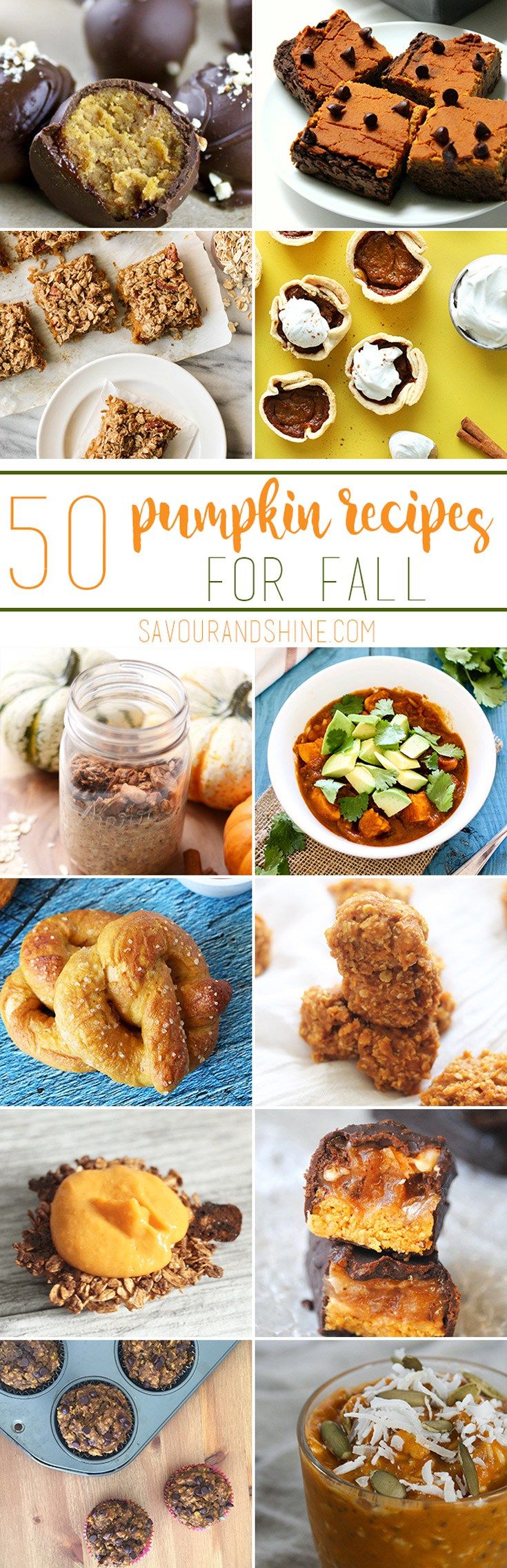 50 Delicious Pumpkin Recipes for Fall // found on savourands