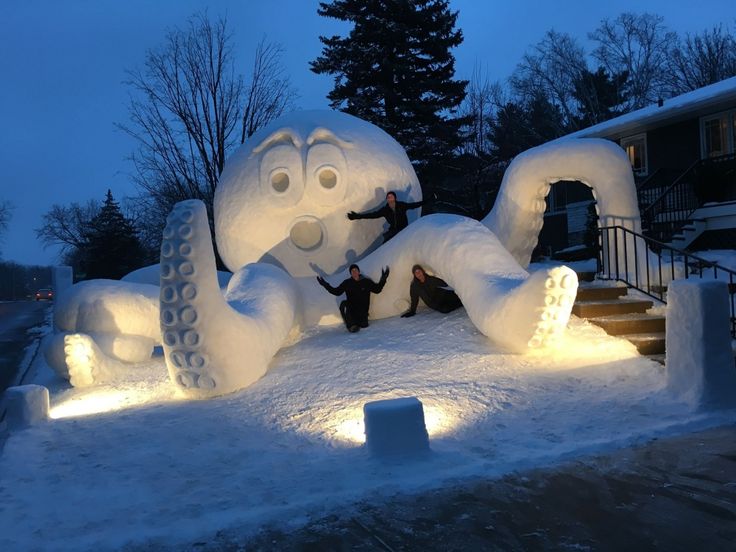 Sculpting Snow for a Life-Saving Cause | One Day's Wages #Go