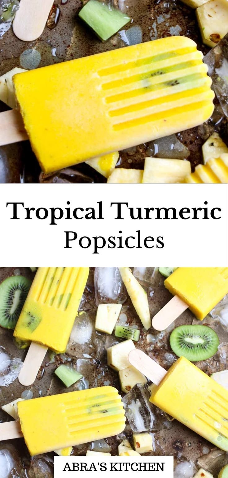 A super healthy frosty treat, anti-inflammatory tropical tur