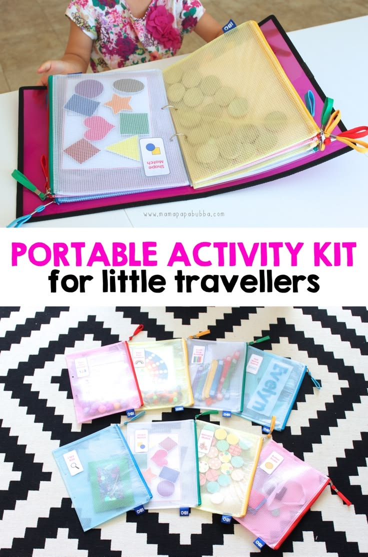 Portable Activity Kit for Little Travellers