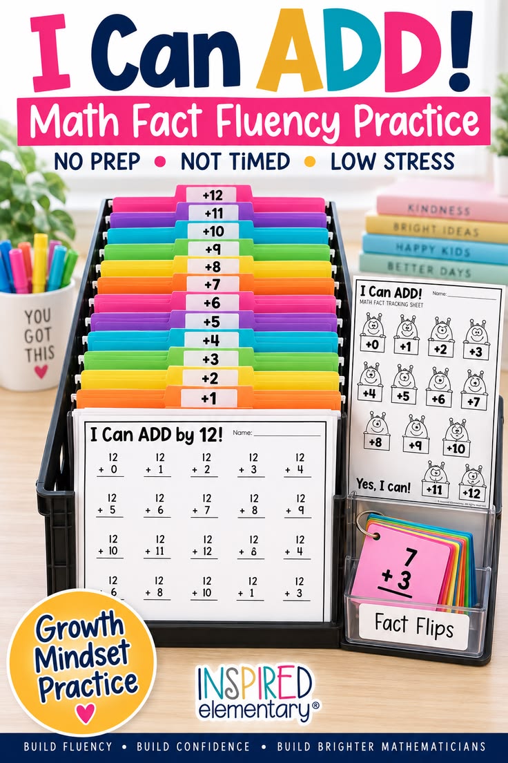 Make math fact fluency practice simple, effective, and low-s