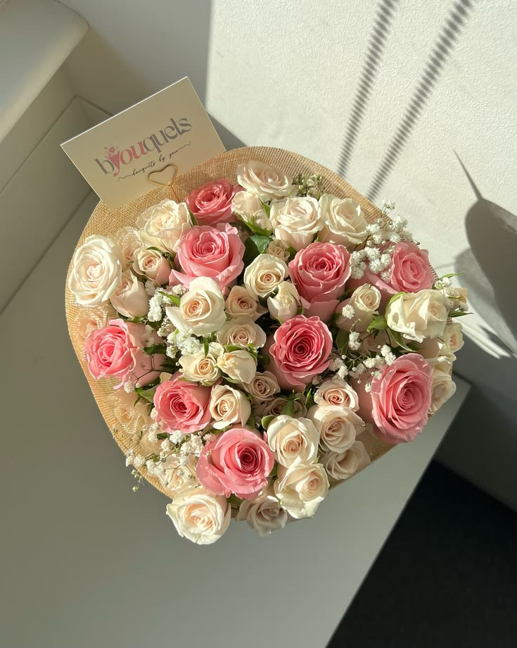 roses in every shade of soft. 
•
•
•
•
•
#rosebouquet #pinkf