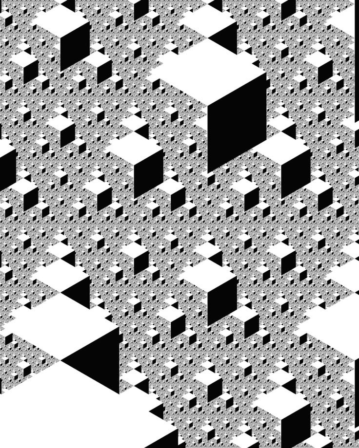 Recursive cube patterns #recursion #pattern #maths #droste #