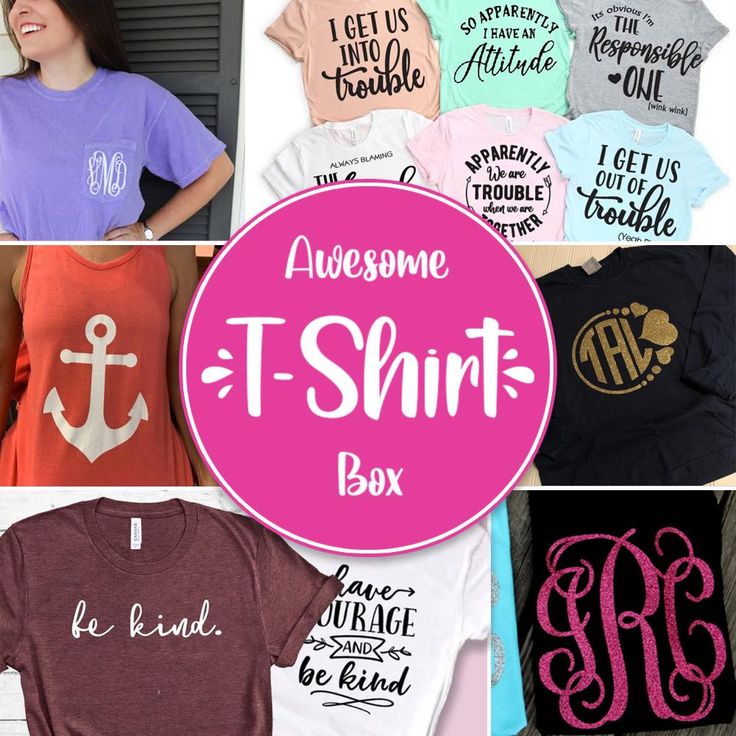 Subscription Box for Tee Shirts and a Surprise