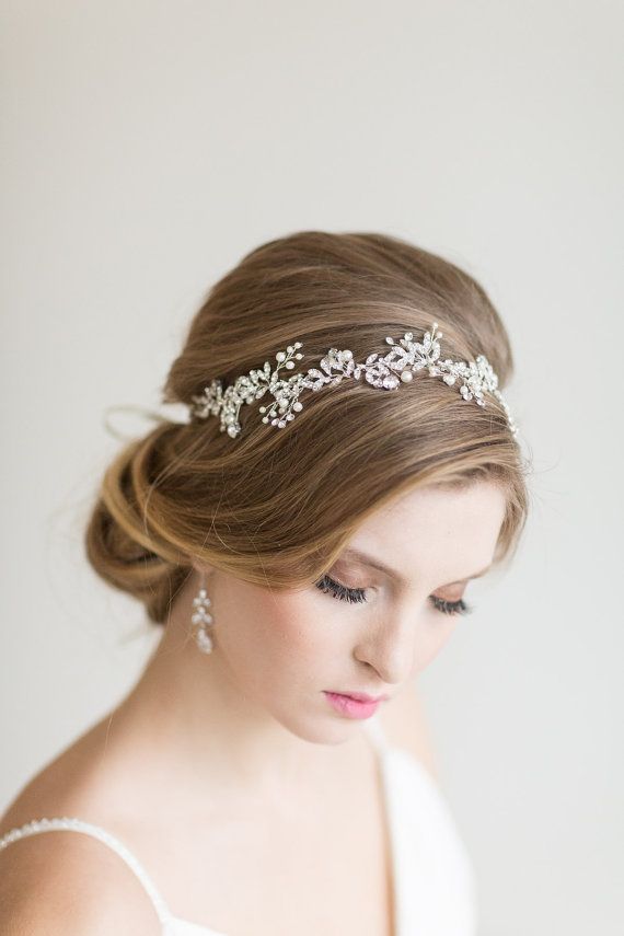 WEDDING HAIR VINE  This piece is very versatile and can be w