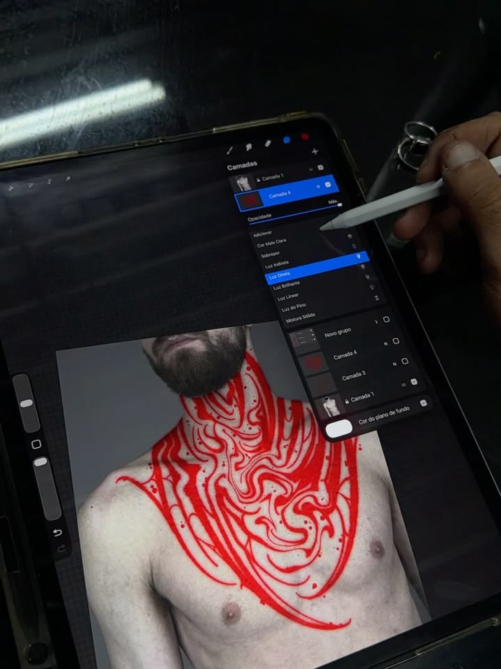 Dark ornamental fluido - Projeto disponível 🥀

#tattoo #dark