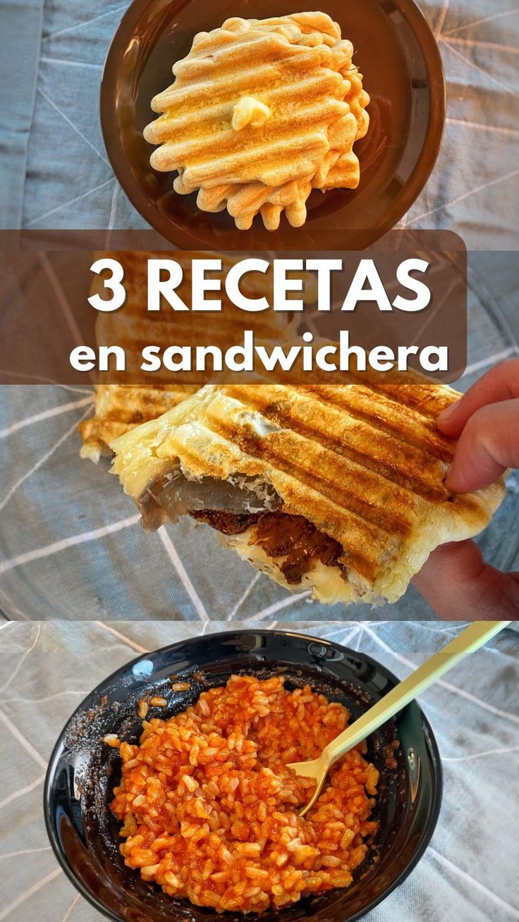 3 recetas que puedes preparar en tu #sandwichera y no sabías