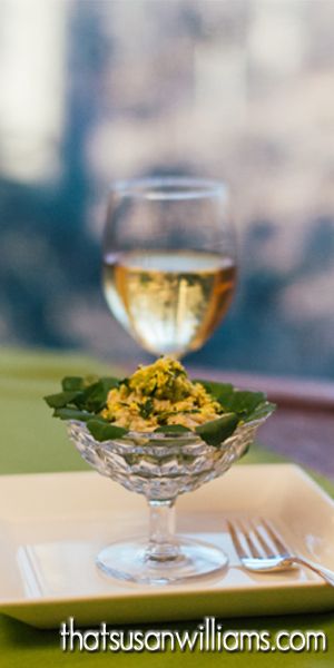 Avocado and Crabmeat Mimosa for the Virtual Mad Men Finale P