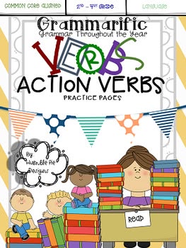 Grammarific: Action Verbs - Practice Pages-This packet conta