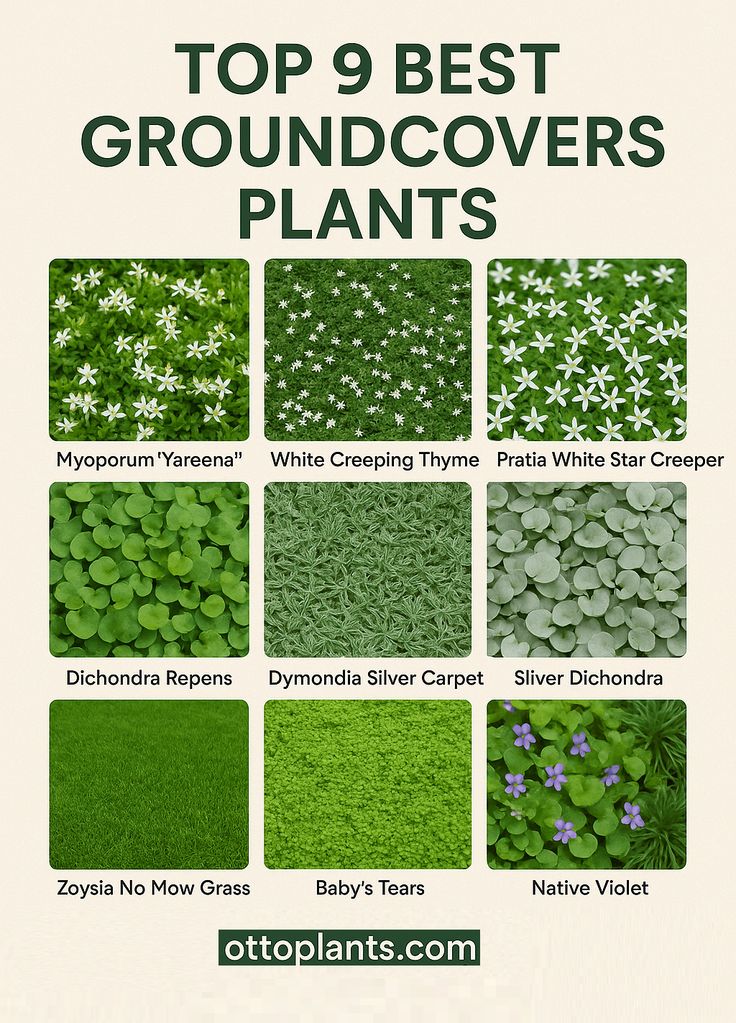🌿 Discover the TOP 9 Best Groundcover Plants for a lush, low