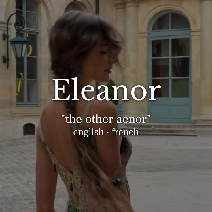 english girl name idea · #eleanor

meaning: traditionally in