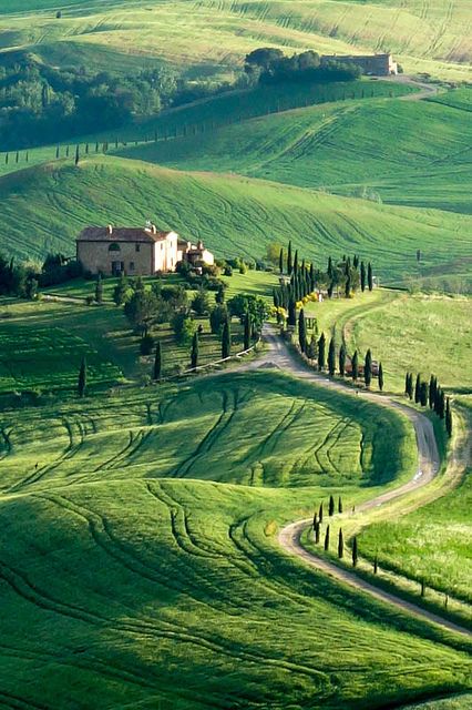 Countryside of Val d'Orcia Tuscany