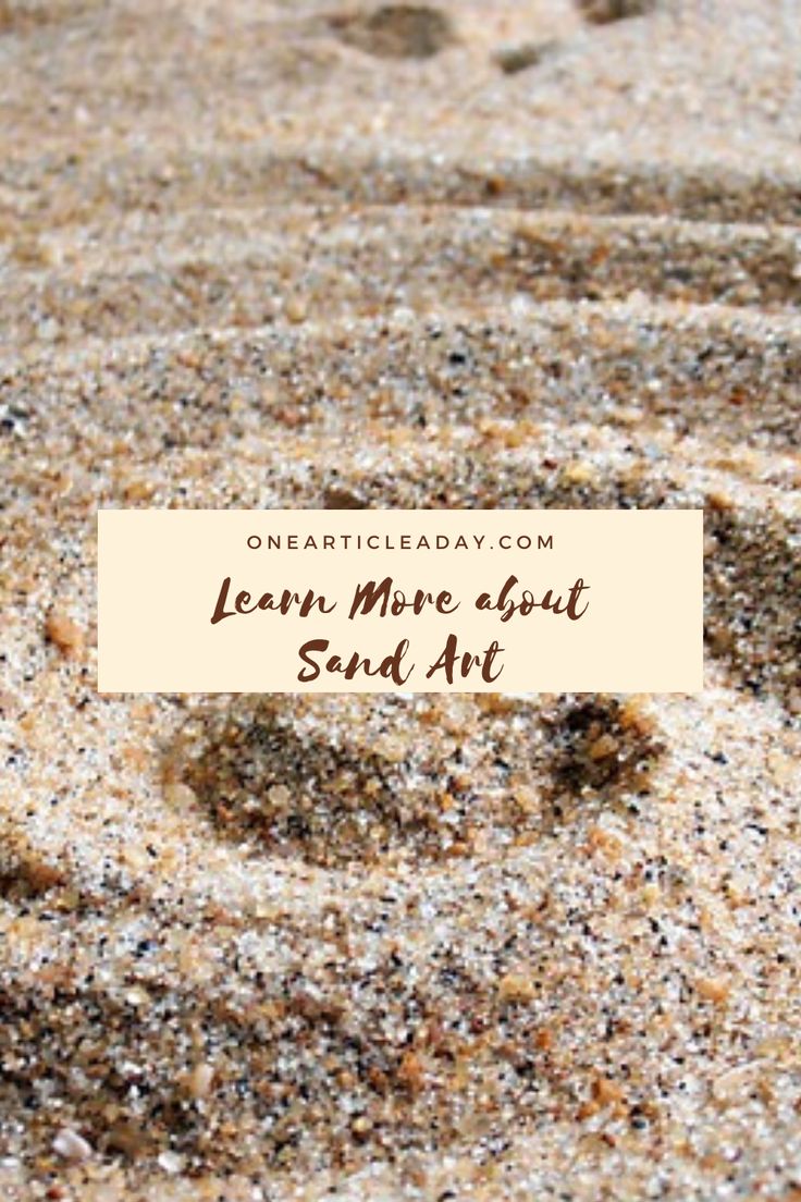 Ever heard of sand art? What is sand art? And how good can i