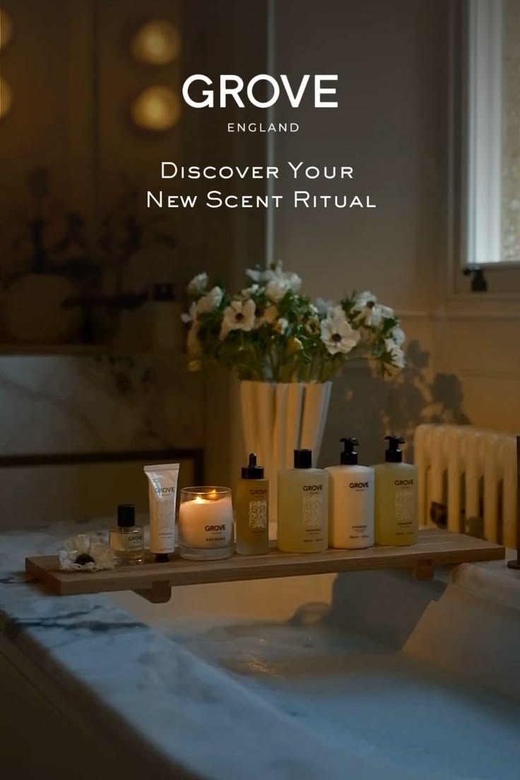 From candlelit baths to beautifully fragranced body care, di