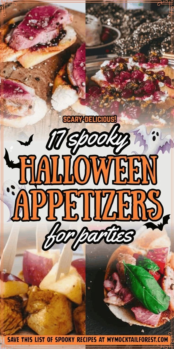 Spooky Halloween appetizers make it easy to turn an ordinary