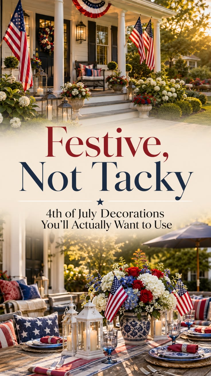 There is a fine line between festive and “Uncle Sam sneezed 