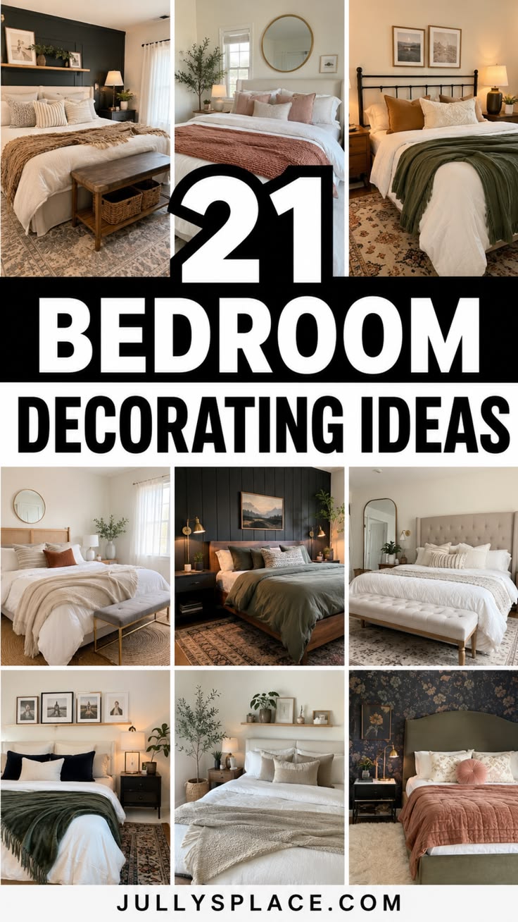 Discover simple, chic ways to style a serene adult bedroom. 