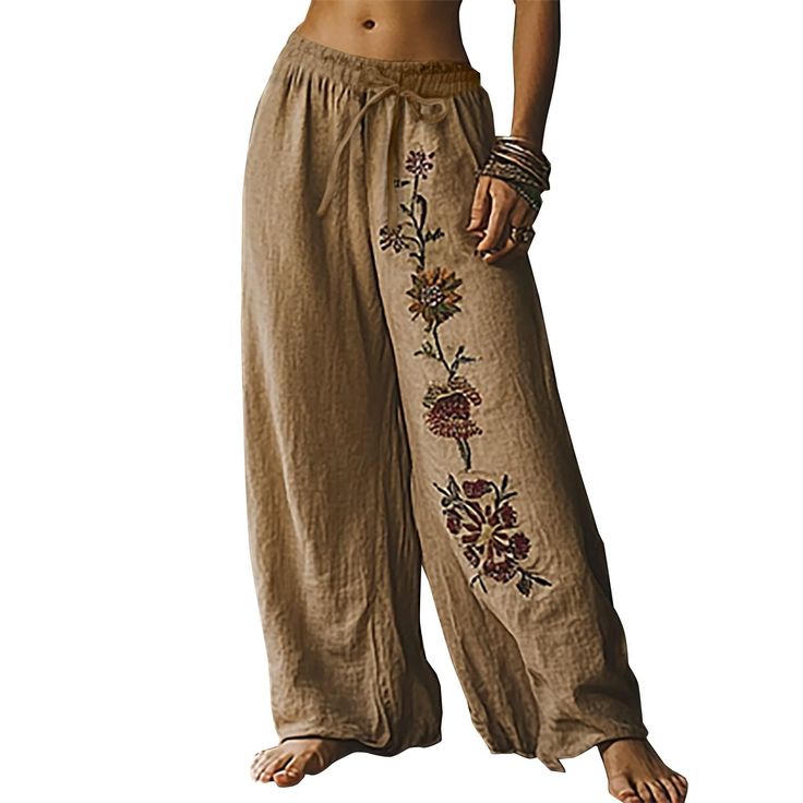 green crop pants for women long palazzo pants white wide leg