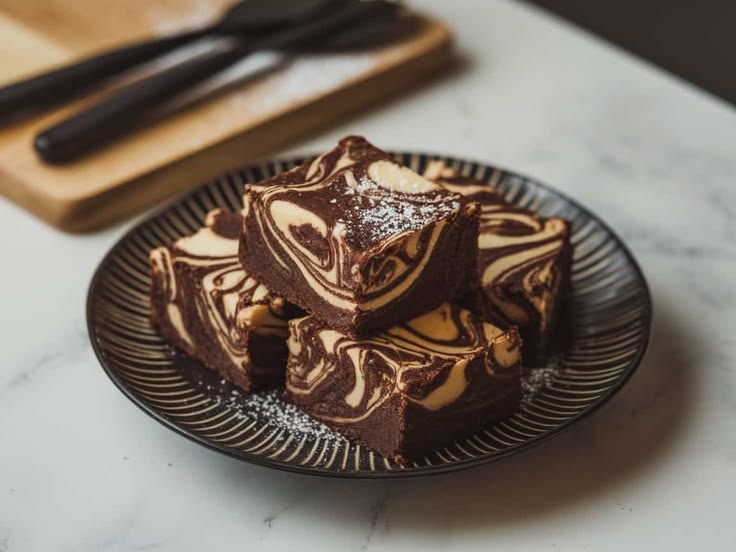 Espresso Swirl Brownies