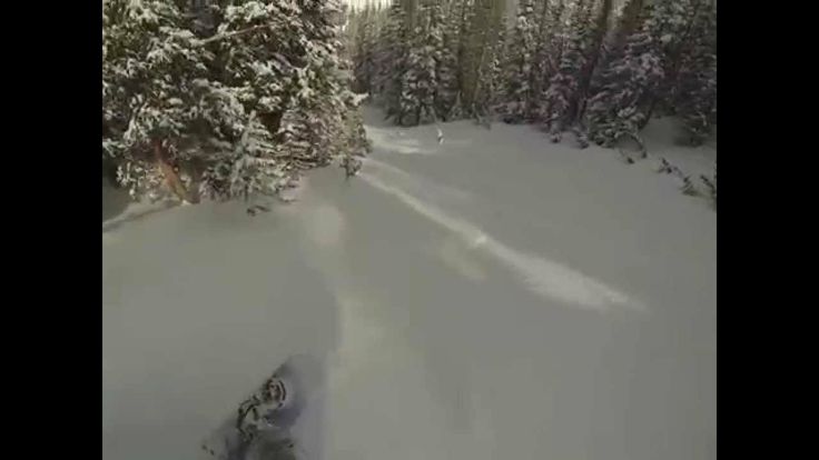 Snowboarding POV Arapahoe Basin Colorado Steep Gully #5 Apri