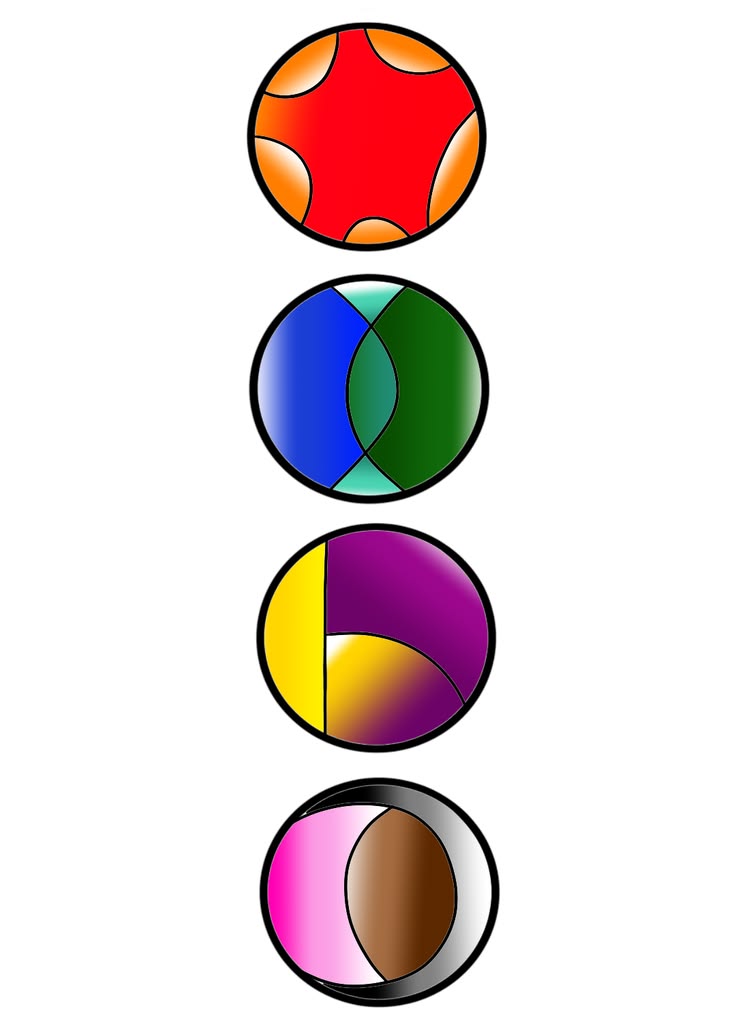 Inspired by Pokemon Gym badges and the pride colours, doodle