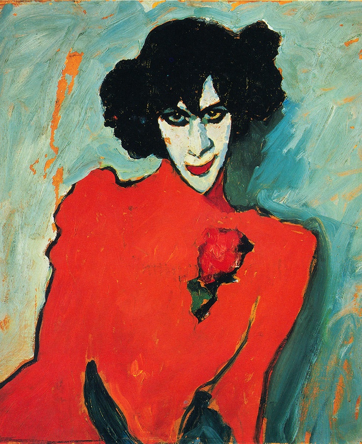 Alexei von Jawlensky: Portrait of the dancer Alexander Sacha