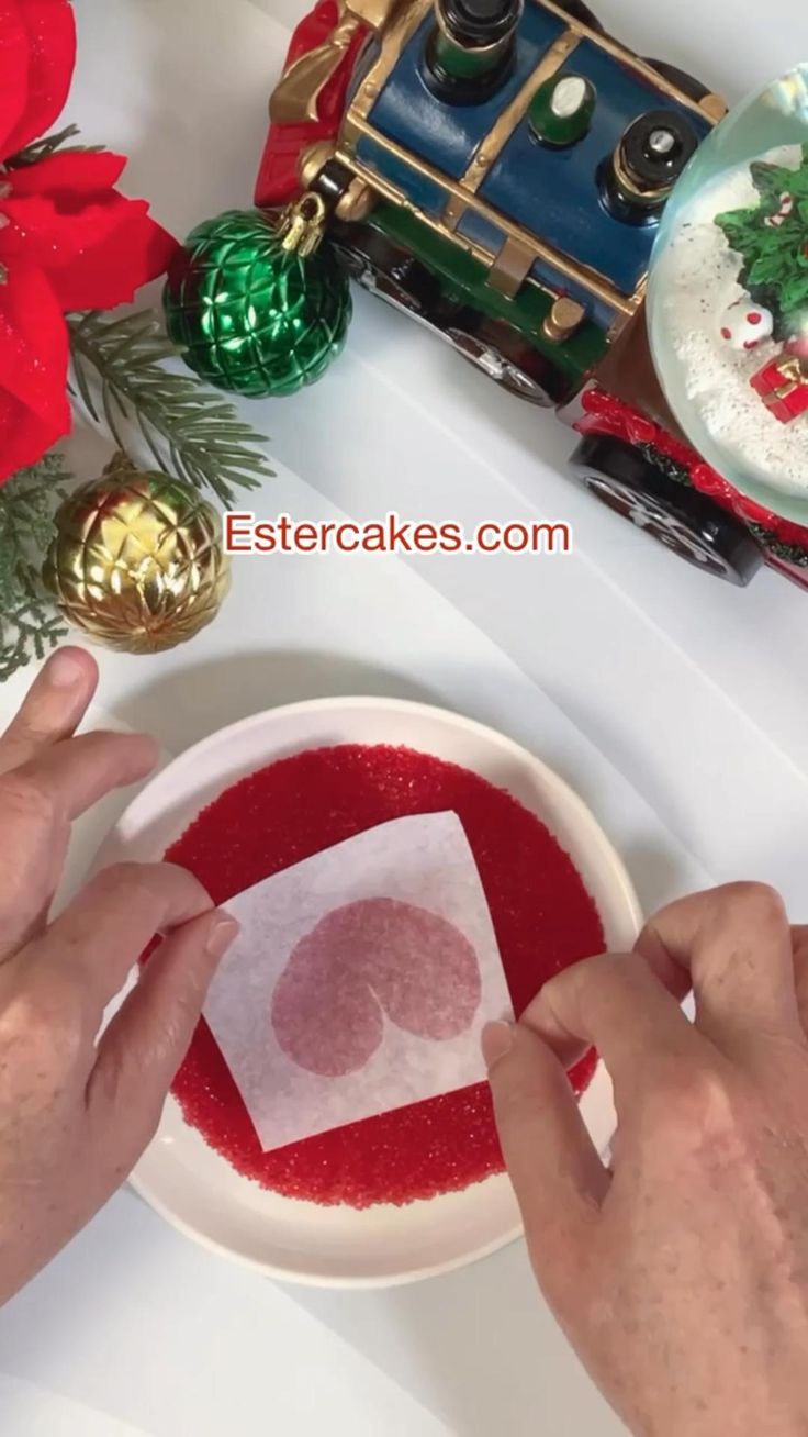 I m using swiss meringue buttercream for making this Santa’s