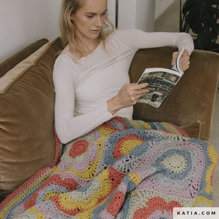 Coperta Retro Flower di Atty's 🌼 Piantina gratuita per color