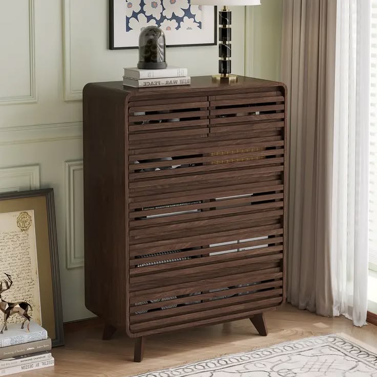 tall dresser bedroom fluted large dresser 6 drawers chests -