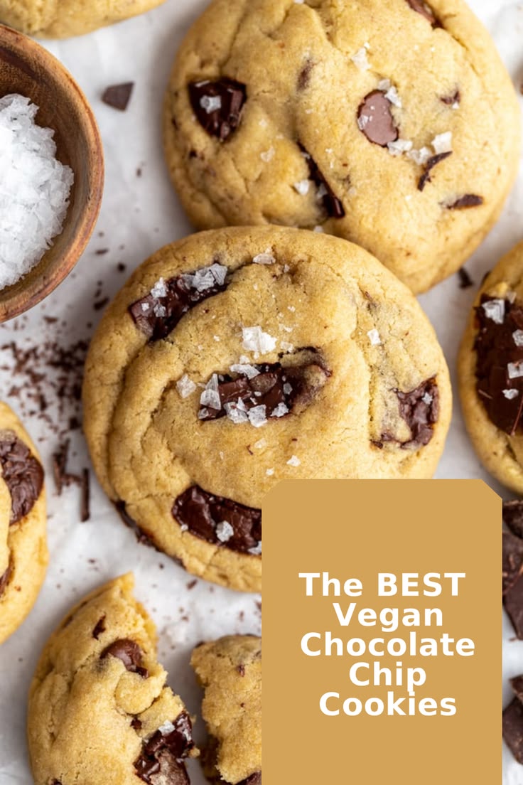 The BEST vegan chocolate chip cookies you will ever have!