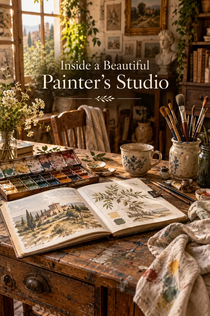 A rich atmospheric pin for artists who love the texture, qui