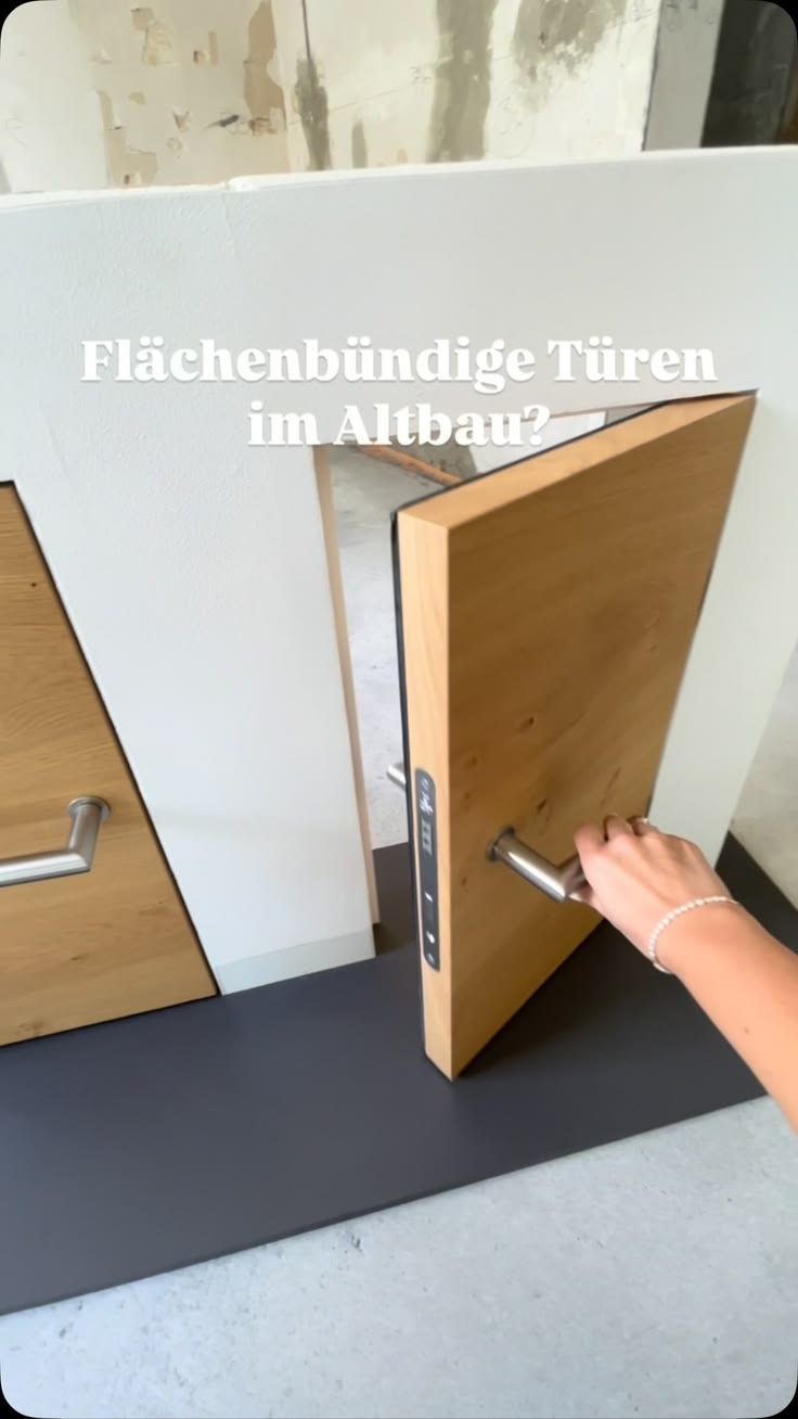 Altbau und zargenlose Türen? Nur unter einer Bedingung.⬇️
Wi
