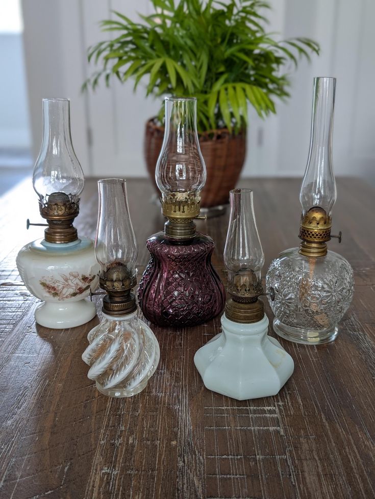 Miniature Oil Lamp // Your Choice of Vintage Lamps // Hurric