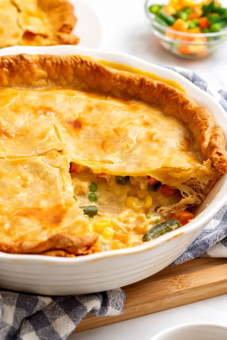 This Campbell’s Chicken Pot Pie is the perfect classic comfo