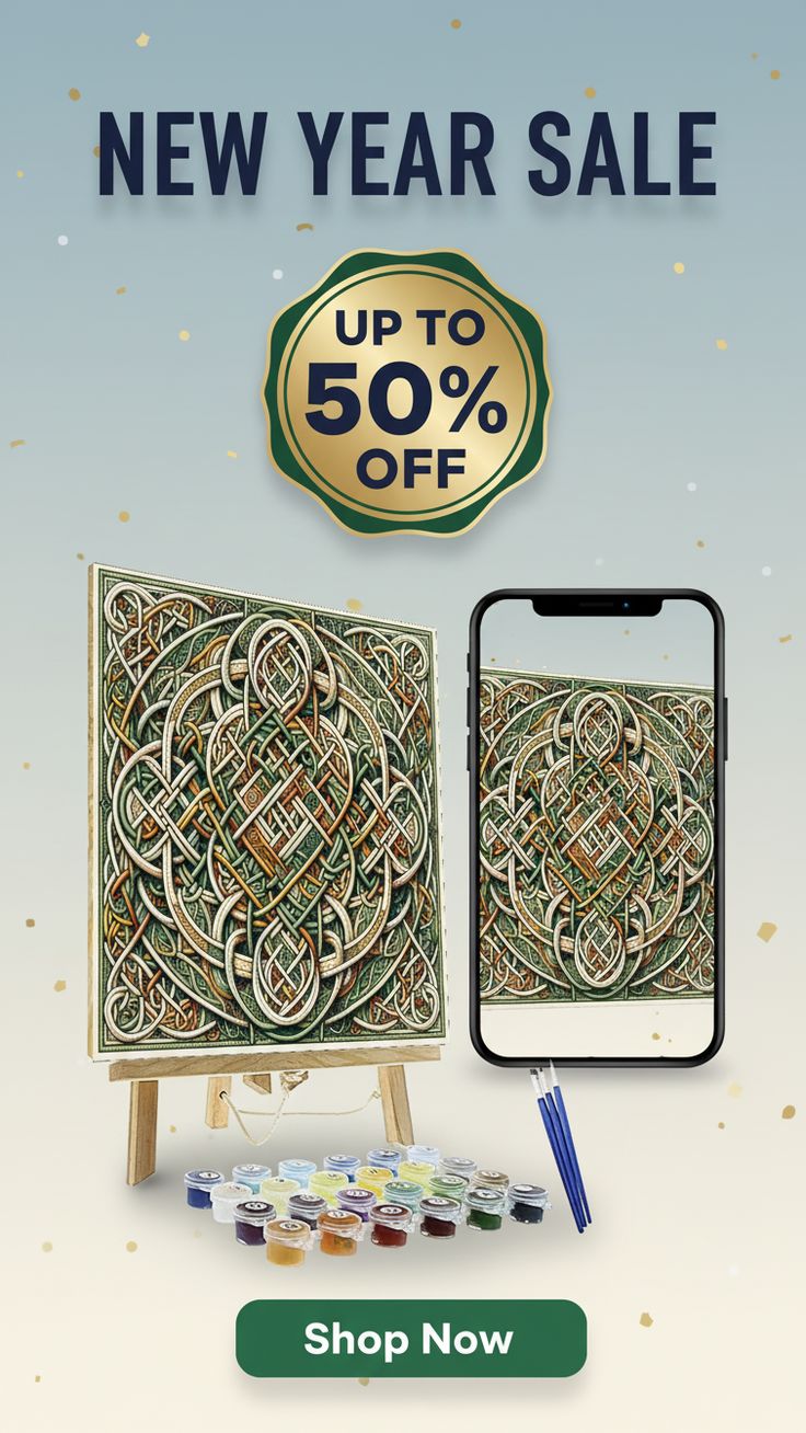 Paint a legendary Celtic-inspired scene with this step-by-st