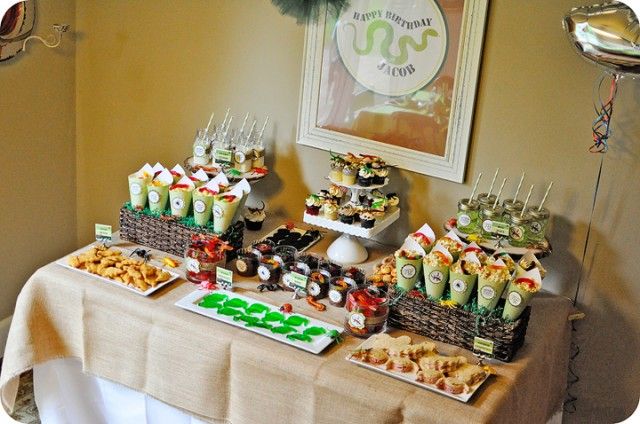 Image result for little boy bugs and dirt birthday party