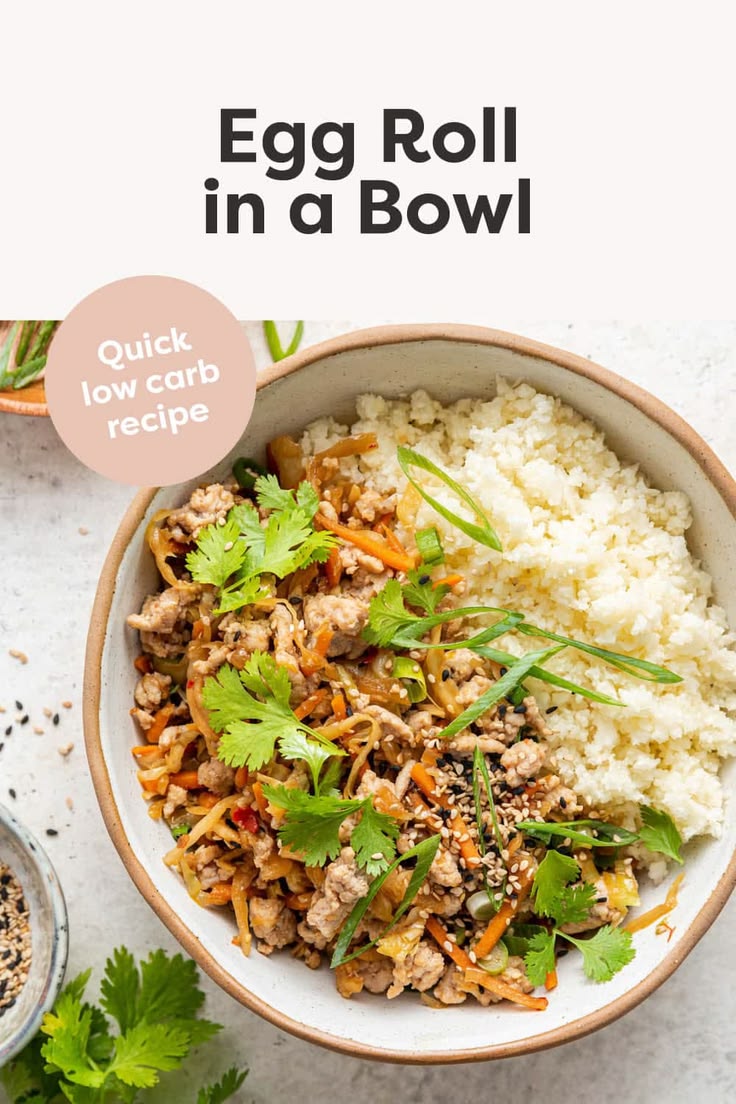 Egg Roll in a Bowl