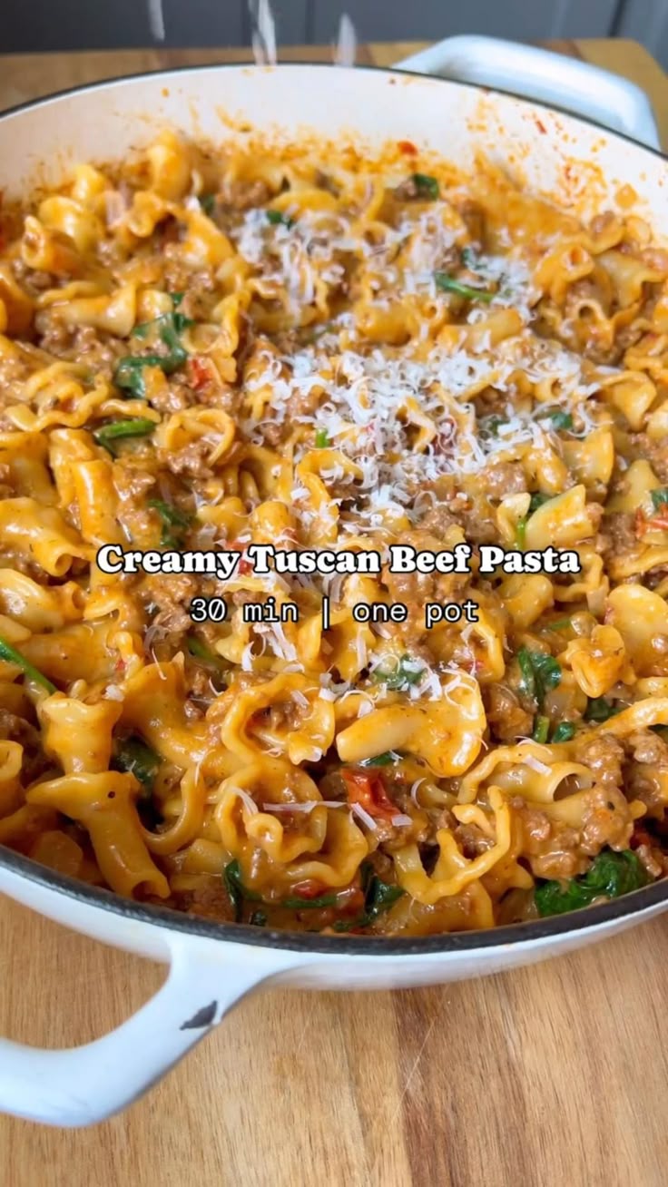 Savor the flavors of Italy with this quick and easy one pot 