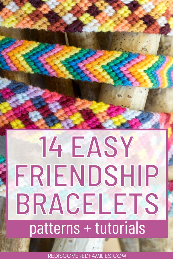 Looking for easy friendship bracelet patterns your kids will