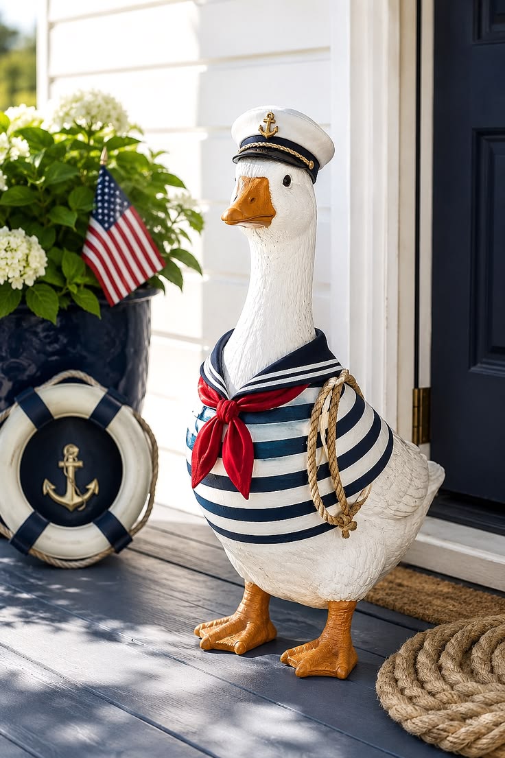 Summer is here and it's time to dec out your porch goose! An
