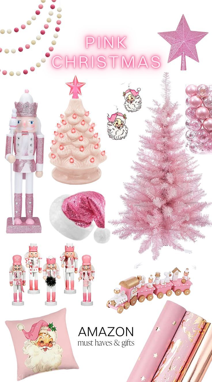 Pink Christmas Decor from Amazon! These are all affordable C