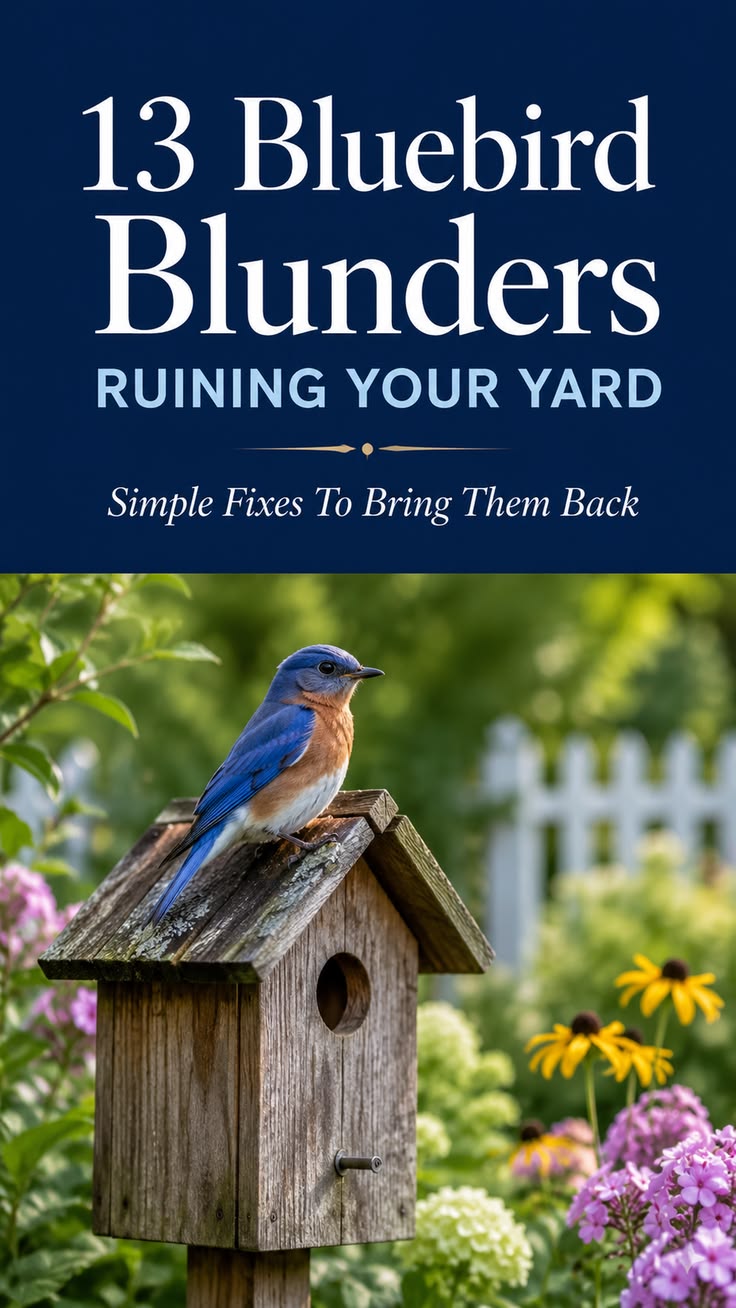 Wondering why you aren't seeing bluebirds in your yard? You 