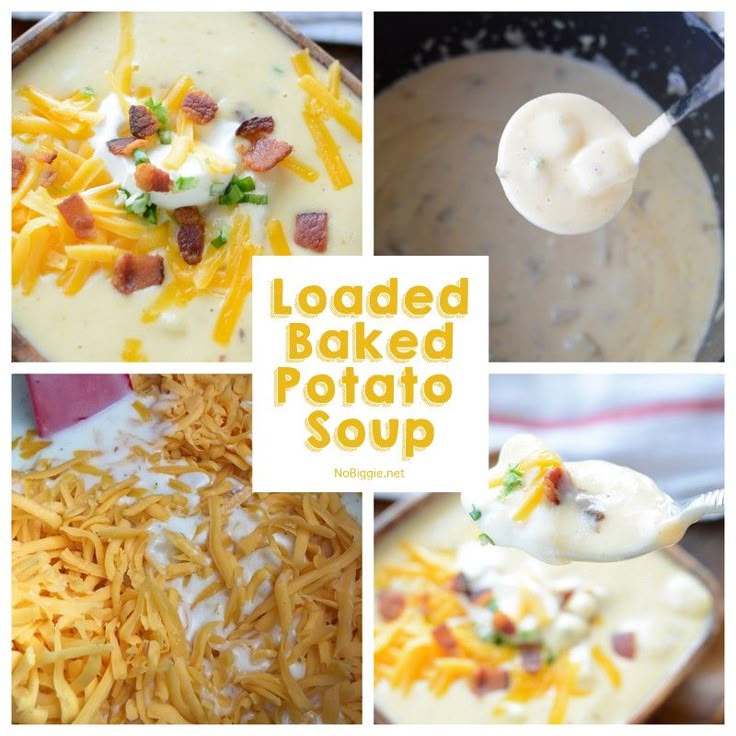 Loaded baked potato soup | NoBiggie.net