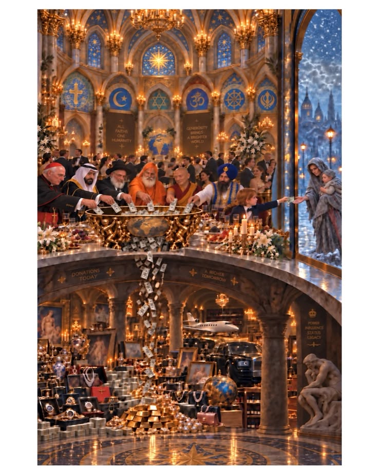 Six faiths.

One golden vessel.

And one child who chooses t