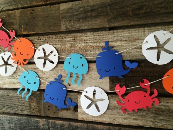 Under The Sea Party Garland Under The Sea Garland Under The 