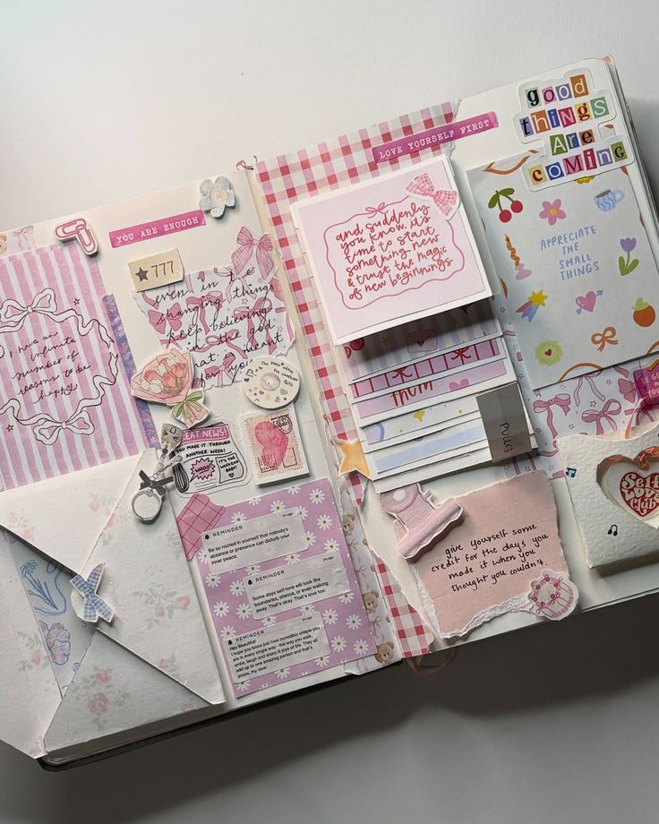 ˙ ✩°˖🖇️⋆｡˚꩜⊹ ࣪ ˖🧸ྀི˚.⋆   Based on the Self-Love Journaling K