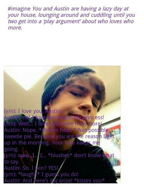 Austin Mahone imagines <3